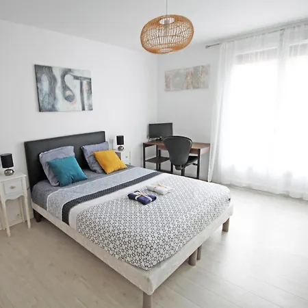 Appartement Grand 3 Pieces Clim Centre Moderne Lumineux Perpignan